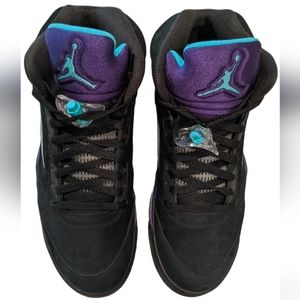 BLACK/NEW EMERALD-GRAPE ICE NOIR/EMERDE-VIOLVF AIR JORDAN RETRO